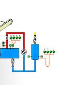 Produktdesign technische Grafik Heizungsanlage